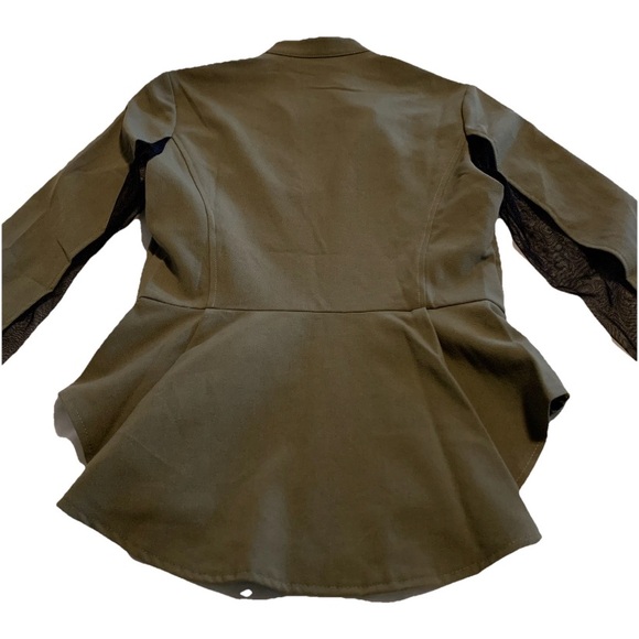 Poetic Justice Woman’s Peplum Jacket Small 80’s 90’s Y2K Classic Academia - Picture 9 of 16